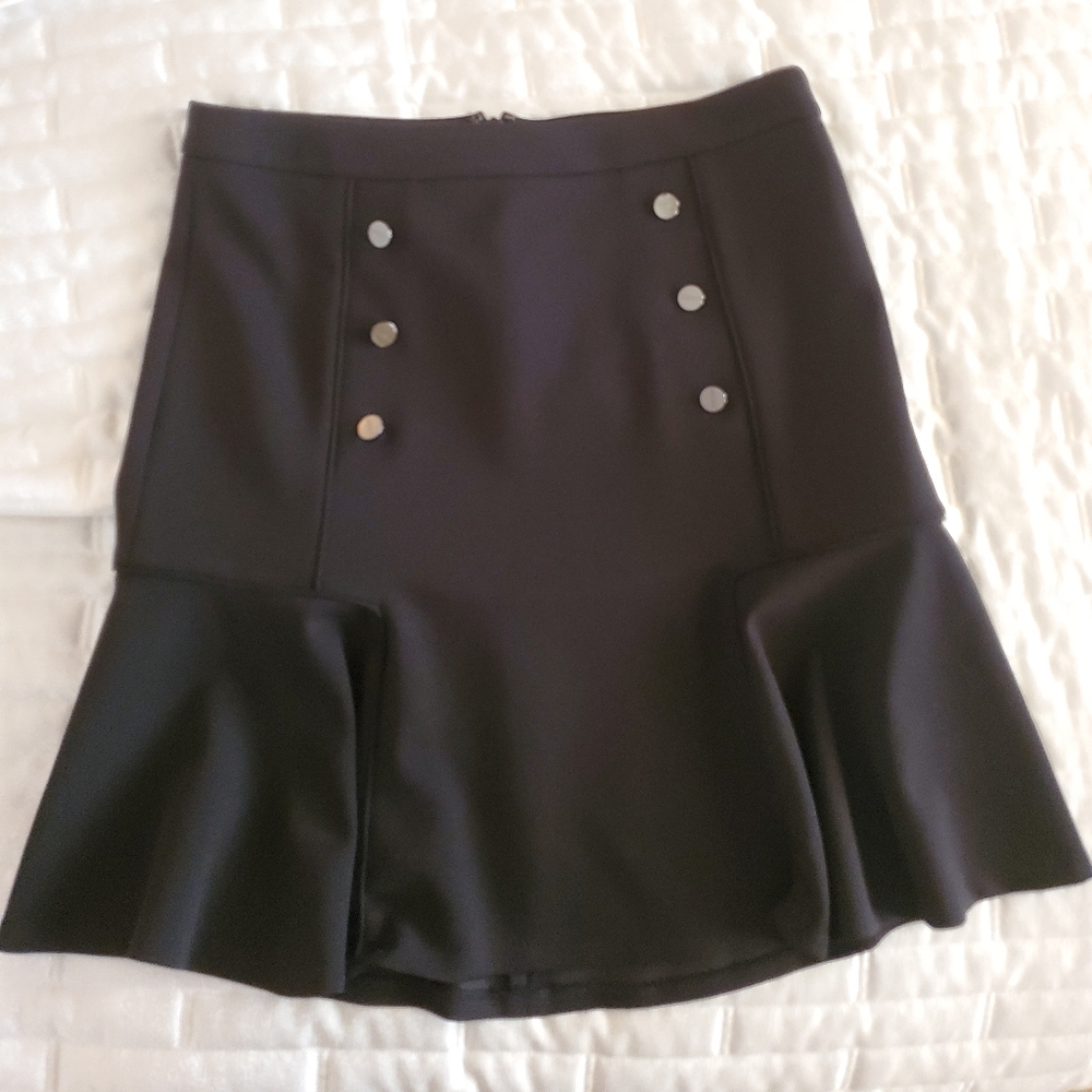 DKNY Women's Pleated Black Skirt Size 4